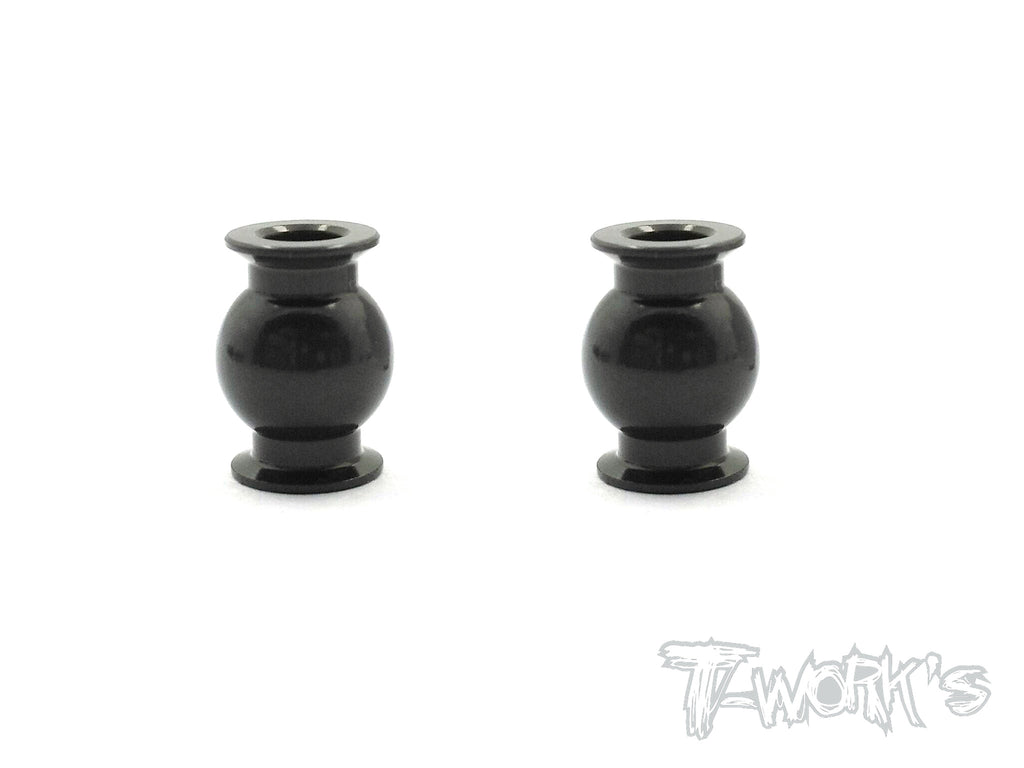 TO-200-C  7075-T6 Hard Coated Alum. 7mm Mounting Ball ( For Team Associated RC8 B3 ) 2pcs.