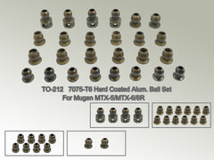 TO-212  7075-T6 Hard Coated Alum. Ball Set ( For Mugen MTX-5/MTX-6/6R/MRX-6R ) 26pcs.
