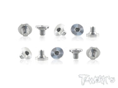TO-215  7075-T6 Alum. Chassis Side Guards Screw ( For HB Racing D817/D817T D817 V2/D819 ) 10pcs.