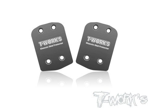 TO-220-8IGHTX 2.0	 Stainless Steel Rear Chassis Skid Protector (TLR 8IGHT X/E 2.0 & 8IGHT XT/XTE  ) 2pcs.