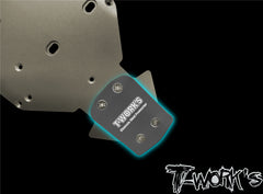 TO-220-8IGHTX 2.0	 Stainless Steel Rear Chassis Skid Protector (TLR 8IGHT X/E 2.0 & 8IGHT XT/XTE  ) 2pcs.