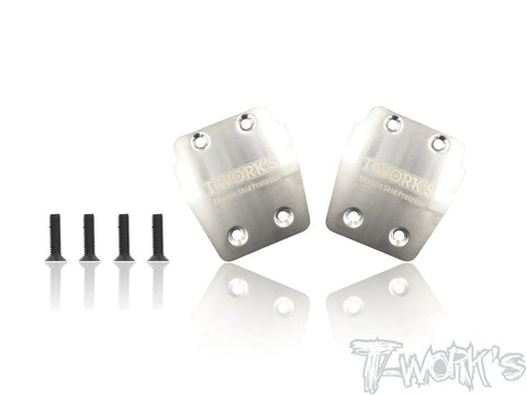 TO-220-A319 Stainless Steel Rear Chassis Skid Protector ( AGAMA A319 ) 2pcs.