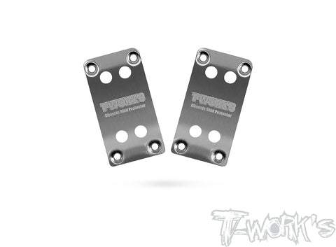 TO-220-B6.3	Stainless Steel Rear Chassis Skid Protector ( Team Associated RC10 B6.4/B6.3/B6.2) 2pcs.