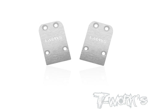 TO-220-DTM3.1 Stainless Steel Rear Chassis Skid Protector ( Yokomo YZ2 DTM3.1) 2pcs.