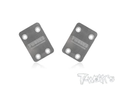 TO-220-K Stainless Steel Rear Chassis Skid Protector ( Kyosho MP9/MP9e EVO/MP10/MP10E ) 2pcs.