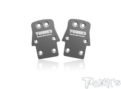 TO-220-T2.1 Stainless Steel Rear Chassis Skid Protector ( TEKNO NB48 2.1 ) 2pcs.
