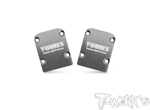 TO-220-YZ4  Stainless Steel Rear Chassis Skid Protector ( Yokomo YZ4-SF2 ) 2pcs.
