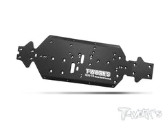 TO-228-MBX8 7075-T6 Black Hard Coated Alum. CNC Light Weight Chassis ( For Mugen MBX8 )