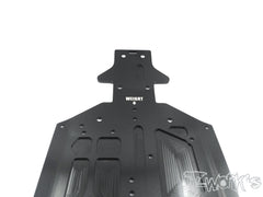 TO-228-TKI4 7075-T6 Black Hard Coated Alum. CNC Light Weight Chassis For Kyosho MP9 TKI4