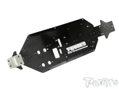 TO-228-TKI4 7075-T6 Black Hard Coated Alum. CNC Light Weight Chassis For Kyosho MP9 TKI4