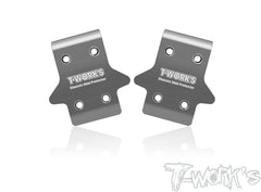 TO-235-MBX8R    Stainless Steel Front Chassis Skid Protector ( Mugen MBX8R) 2pcs.