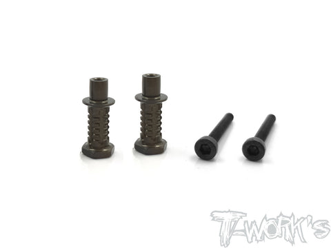 TO-240-K-5 Hard Coated 7075-T6 Alum. Shock Standoffs +5mm (For Kyosho MP9 TKI3/TKI4,MP9e EVO/ MP10)  2pcs.