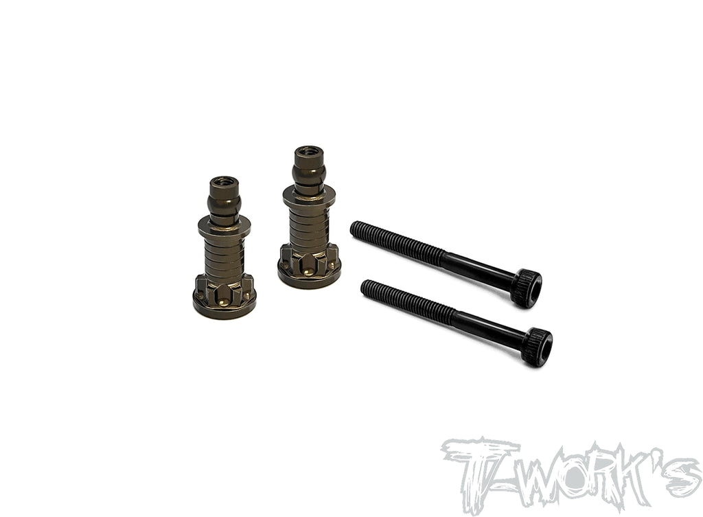 TO-240-SW-5  Hard Coated 7075-T6 Alum. Shock Standoffs +5mm ( For SWORKZ S35-4 )  2pcs.