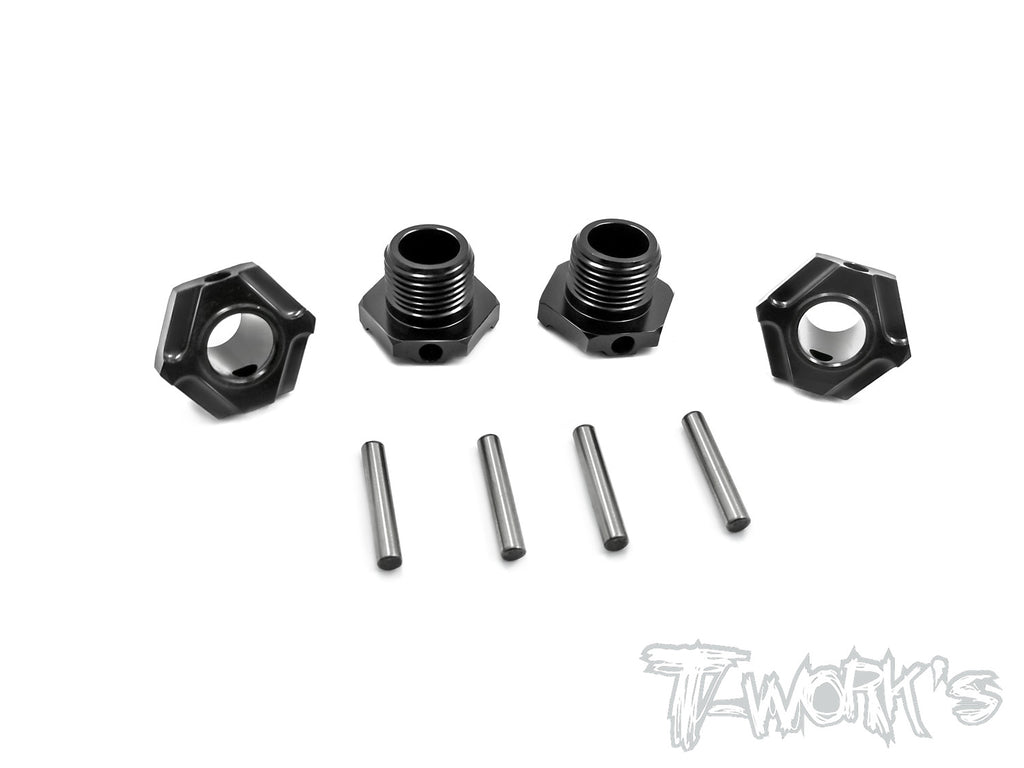 TO-245-M Black Hard Coated 7075-T6 Alum.Light Weight Wheel Hub ( For M –  T-Work's Products