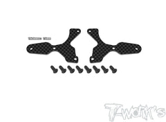 TO-246-B4-F   Graphite Front A-arm Stiffeners 1mm/1.5mm ( For Team Associated RC8 B4/B4.1 )