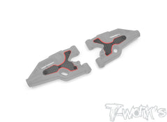 TO-246-B4-F   Graphite Front A-arm Stiffeners 1mm/1.5mm ( For Team Associated RC8 B4/B4.1 )