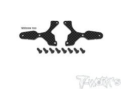 TO-246-B4-F   Graphite Front A-arm Stiffeners 1mm/1.5mm ( For Team Associated RC8 B4/B4.1 )
