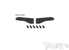 TO-246-B4-UF     Graphite Front Upper A-arm Stiffeners 1mm/1.5mm ( For Team Associated RC8 B4/B4.1 )