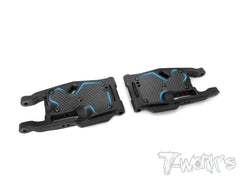 TO-246-MBX8-R Graphite Rear A-arm Stiffeners ( For Mugen MBX8 )