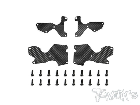 TO-246-MBX8 Graphite A-arm Stiffeners Set ( For Mugen MBX8 )