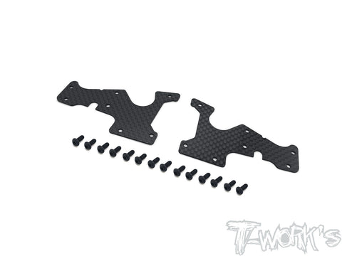 TO-246-SRX8-FL Graphite Front Lower A-arm Stiffeners 1mm/1.5mm  ( For Serpent SRX8/E/EVO GT/GTE/ E-Pro/ GTE LWB/GT TQ/GTE WC  )