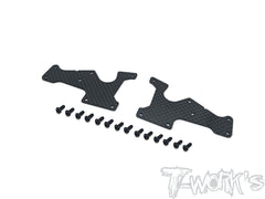 TO-246-SRX8-FU Graphite Front Upper A-arm Stiffeners 1mm/1.5mm  ( For Serpent SRX8/E/EVO GT/GTE/ E-Pro/ GTE LWB/GT TQ/GTE WC  )