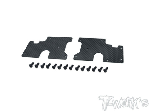 TO-246-SRX8-RL Graphite Rear Lower A-arm Stiffeners 1mm/1.5mm  ( For Serpent SRX8/E/EVO GT/GTE/ E-Pro/ GTE LWB/GT TQ/GTE WC  )