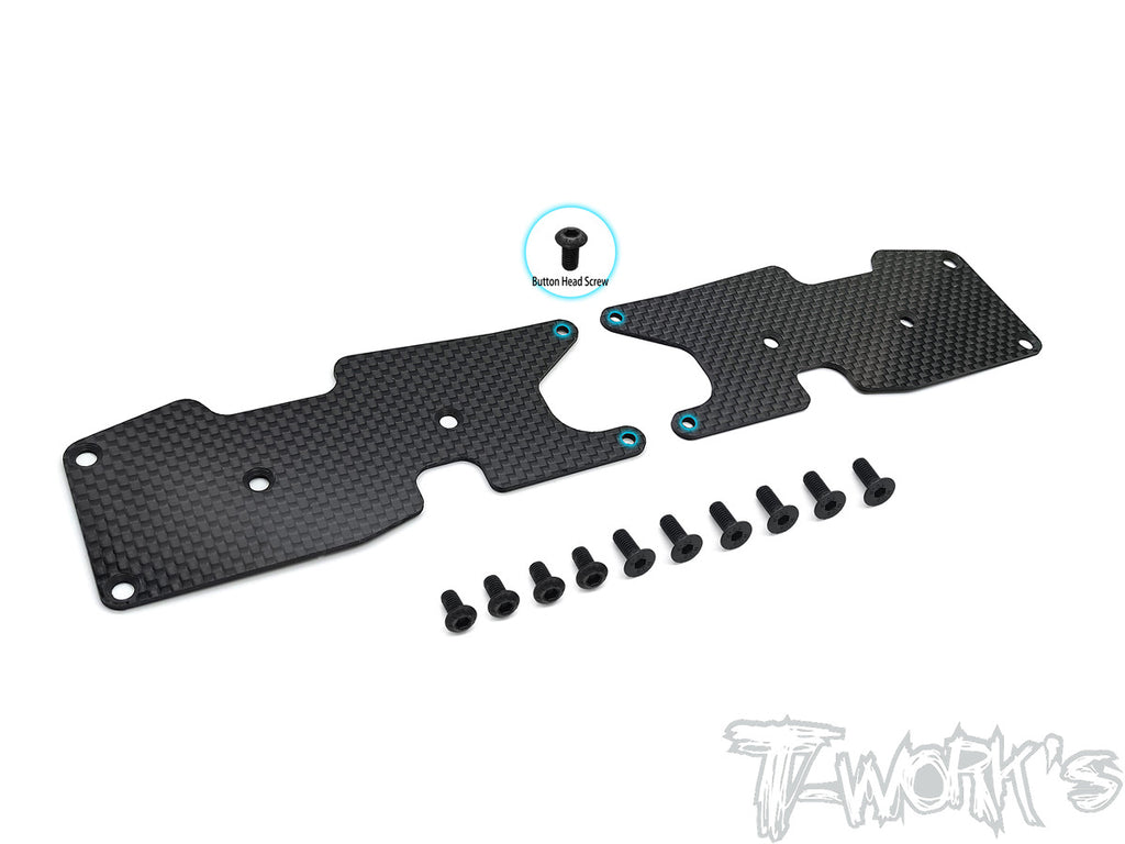 TO-246-T3.2-R1.5	Graphite Rear A-arm Stiffeners 1.5mm  ( For Team Associated RC8 T3.2 )
