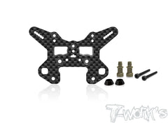 TO-247-T4    Graphite Front/ Rear  Shock Tower 4mm With Alum. Standoffs ( For Team Associated RC8 T4/T4E)