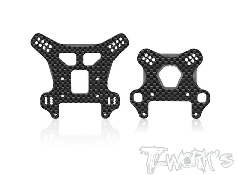 TO-247-XB8  Graphite Front/Rear Shock Tower 4mm ( For Xray XB8'22 )