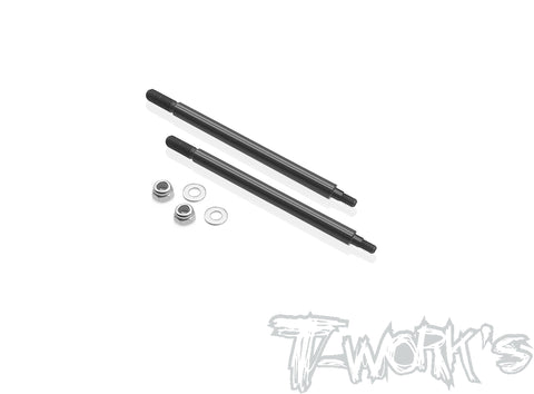 TO-260-D8T DLC coated Front Shock Shaft  62.3mm ( For HB Racing D8T ) 2pcs.