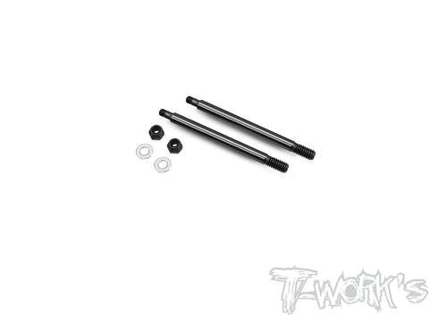 TO-260-SRX8GT  DLC coated Front/ Rear Shock Shaft  50.5mm (  For Serpent SRX8 GT/ 811GT ) 2pcs.