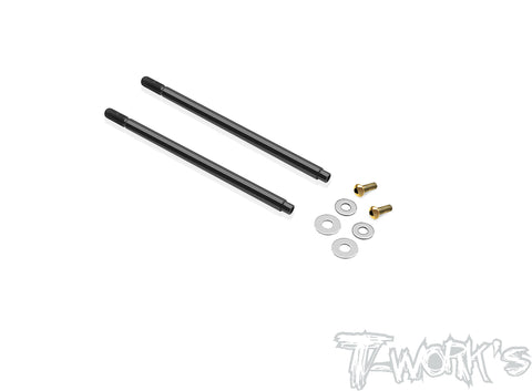 TO-261-8IGHT X 	 DLC coated Rear Shock Shaft 66.3mm (  For TLR 8IGHT X2.0 ) 2pcs.