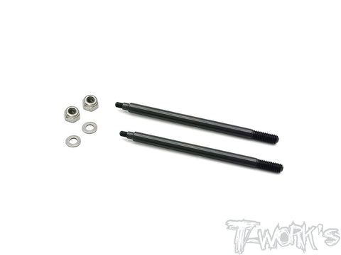 TO-261-AG DLC coated Rear Shock Shaft  65.9mm (  Agama A319  ) 2pcs.