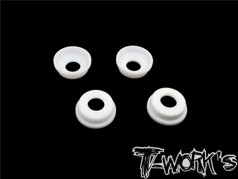 TO-268-RC8 Front Upright Adjust Nut Teflon Spacers ( For Team Associated RC8 B3.1/B3.2/T3.2/T3.2E ) 4pcs.