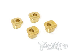 TO-271-MP10 Brass Rear Hub Insert A&B Each 2pcs. ( For Kyosho MP10 )