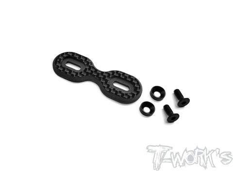TO-300-10B  1/10 Buggy Graphite Wing Button ( Wide )
