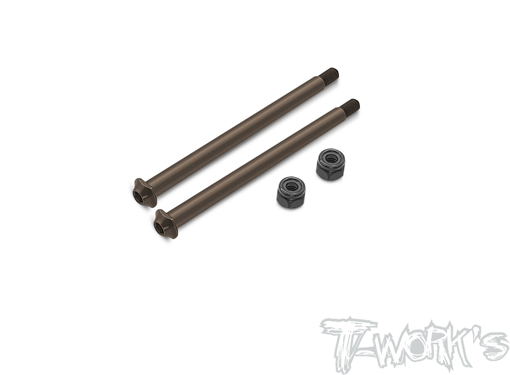 TO-323-RC8-R	   Steel Captured Design Rear Hinge pin 3.5 x 49.2mm  ( For Team Associated RC8  )