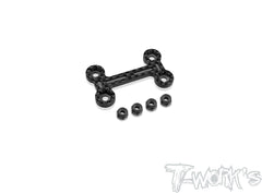 TO-328-M  Graphite Wing Mount One Piece Adapter ( For Mugen MBX8R/8/7R & Agama A319/A319E )