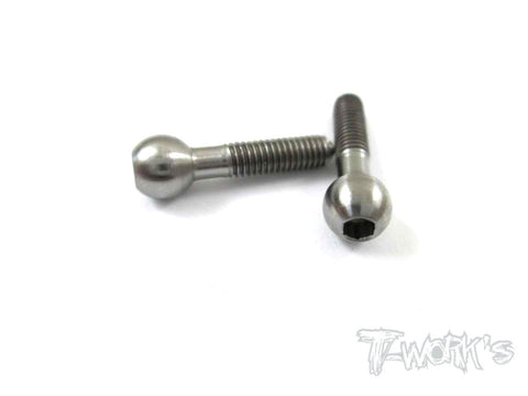 TP-015 64 Titanium Pivot ball threaded upper arm ( For Serpent Project 4X,S411,F110,S120,748,977,S120LT-LR/4X EVO,X20)2pcs.