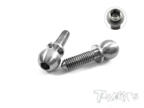 TP-017 64 Titanium 5.5mmx9.7mm Ball Connector  ( For VBC D06 )2pcs.