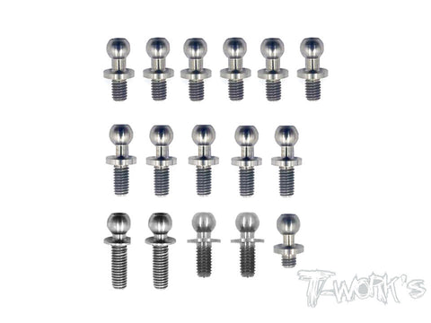 TP-026 64 Titanium Ball End set ( For Yokomo BD7 & BD7'15 & BD7'16 )