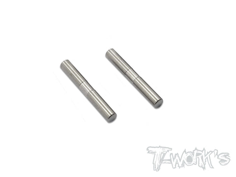 TP-051-B  64 Titanium Front Arm Pin ( For Xray T4'16 / T4'17/T4'18/T4F )2pcs.