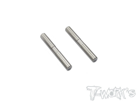 TP-051-C  64 Titanium Rear Arm Pin ( For Xray T4'16 / T4'17/T4'18/T4F )2pcs.