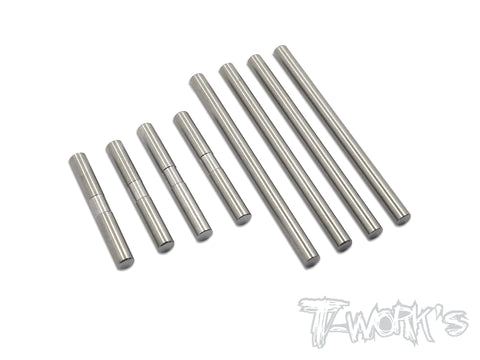 TP-051 64 Titanium Suspension Pin Set ( For Xray T4'16 / T4'17/T4'18/T4'19/T4'20/T4F/T4'21)