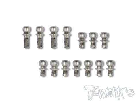 TP-058 64 Titanium Ball End set ( For Serpent Project 4X )