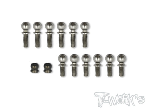 TP-067 64 Titanium Ball End set ( For Serpent Spyder SDX4 )