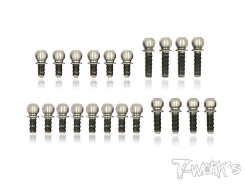 TP-076 64 Titanium 4.9mm Ball End  set ( For Xray T4 2018 )