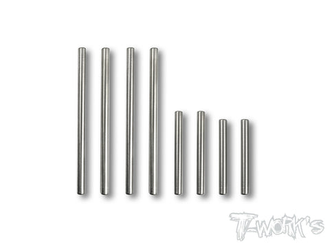 TP-084 64 Titanium Hinge Pin Set ( For TEKNO EB410)