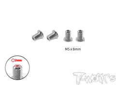 TP-087 64 Titanium Down Stop Screws  4pcs.